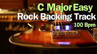 C Major Backing Track  Pop Rock  Easy Jam [upl. by Notak]