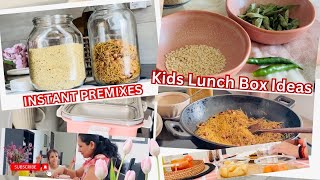 TimeSaving INSTANT PREMIX for Quick Breakfast  BackToSchool Kids Lunchbox’s Prep  Cooking Vlog [upl. by Anivlac487]