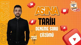 1 Kpss Tarih Deneme Sınavı  1  Zeki Tuğa  İsemTV 2024 [upl. by January695]