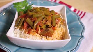 How to make Shorbat Fasoulia  Green Bean Stew Assyrian Food [upl. by Ferri]