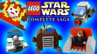 Another 12 DIY Lego Star Wars The Complete Saga Builds [upl. by Nylidam321]