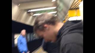 Funny Chav Geordie Stereotype at Newcastle Metro [upl. by Yticilef978]