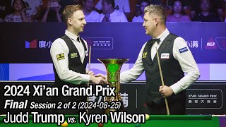 2024 Xian Grand Prix Final Judd Trump vs Kyren Wilson Full Match 22 [upl. by Drandell]