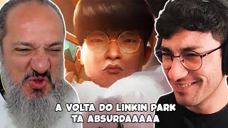 CINEMÁTICA DO LOL E O BRASIL FAZENDO HISTÓRIA NO MUNDIAL  REACT [upl. by Randolf880]