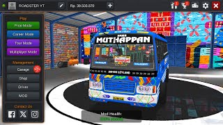 SREE MUTHAPPAN  കണ്ണൂർ  തലശ്ശേരി  kondody old bus mod  bussid [upl. by Roswald]