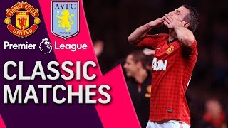 Man United v Aston Villa  PREMIER LEAGUE CLASSIC MATCH  42213  NBC Sports [upl. by Gaultiero639]