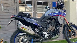 Yamaha Tenere 700 Akrapovic exhaust sound [upl. by Asyle]