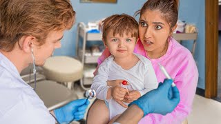 Doctor Distracts Baby From Shots with Goofy Song [upl. by Nizam675]