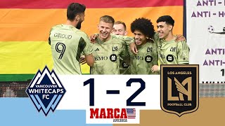 Last minute goal to secure the second spot I Vancouver 12 LAFC I Goals and Highlights I MLS [upl. by Htebzile]