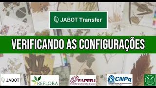 4  Verificando as configurações do JABOT TRANSFER [upl. by Moriyama]