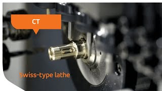 Tornos CT  Swisstype lathe [upl. by Ycnan60]