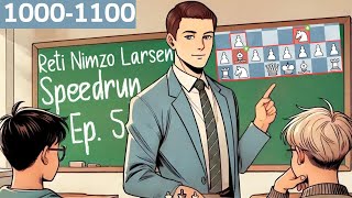 Exploiting a Weak Pawn Structure  Reti Nimzo Larsen Speedrun  Episode 5  10001100 [upl. by Weight896]