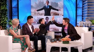 Robert Downey Jr Meets Young Fan Whose Life Was Changed by Iron Man [upl. by Radbourne]