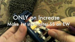 Increase by 1 and Half Stitch or Cleaner garter edge purl [upl. by Ylla438]