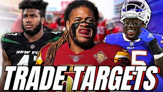 😮 Defensive Ends The 49ers Should TARGET In A TRADE‼️ [upl. by Nneb]