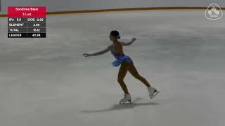 2024 Novice Canadian Championships Novice Women FP Sandrine Blais [upl. by Harbard]