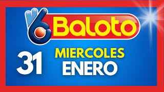 Resultados del BALOTO REVANCHA del MIERCOLES 31 de enero de 2024 💫✅💰 [upl. by Leena]