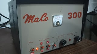 Maco 300 Base Amplifier This is a STRONG Maco fully functional tube type amplifier [upl. by Fiden]