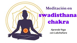 Meditacion en Swadisthana Chakra Chakra Genital  Aprendiendo Yoga con Lakshahara Acharya [upl. by Nnylcaj]