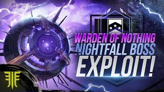 Warden of Nothing Nightfall Boss Exploit Destiny 2 Forsaken Guide [upl. by Bergen878]