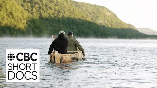 How to build a canoe using birchbark and materials harvested from the land  Mi’kma’ki  Gwitna’q [upl. by Lise]