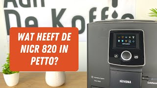 Nivona CafeRomatica 820 Alle Opties Onder de Loep Nemen  Door het Menu [upl. by Earazed]