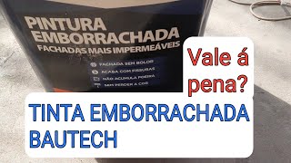 Testando a Tinta Emborrachada Bautech [upl. by Ahcsim]