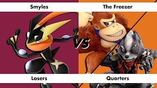 WTT 136 The Freezer Donkey KongIncineroarWolf vs Smyles Greninja  Smash Ultimate SSBU [upl. by Veriee725]