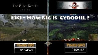 ESO  How big is Cyrodiil Part1 [upl. by Junieta866]