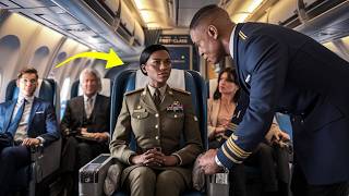 Man Denies BLACK Veteran Her Seat in First Class But Her Response Changes Everything [upl. by Akkinahs]