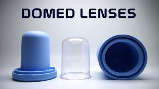 Clear Resin Domed Lenses for retro vintage lighting [upl. by Ennasor]