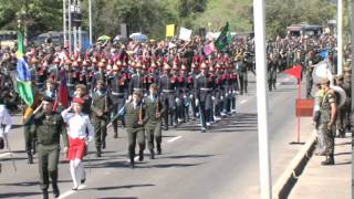 DESFILE MILITAR DA GUARNIÇÃO MILITAR DE PORTO ALEGRE [upl. by Cohlier30]