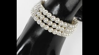 Pearl Wrist Corsage Bracelet [upl. by Naval]