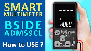 BSIDE ADMS9CL Digital Smart Multimeter Full Review  Large LCD Display [upl. by Annail]