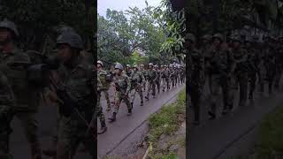 Walau Hujan Kostrad TNI AD Tetap Semangat shots tni tniad [upl. by Granniah]