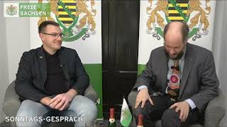 Sonntagsgespräch Martin Kohlmann amp Stefan Hartung mit einem Rückblick auf 1 Jahr FREIE SACHSEN [upl. by Collier693]