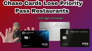 Chase amp Priority Pass Restaurants  Don’t overreact It’s FINE [upl. by Enellek]