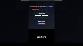 Did You Know This About quotStatequot In Reactjs reactjs softwareengineer [upl. by Nitsugua]