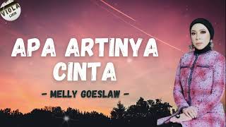 Melly Goeslaw  Apa Artinya Cinta  Viola Lirik [upl. by Esinek257]