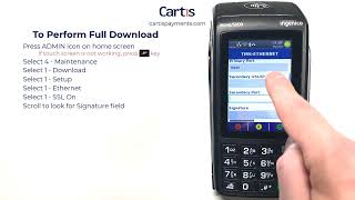 How To Perform Full Terminal Download on an Ingenico Desk 5000 or Move 5000 Credit Card Terminal [upl. by Nahpets]