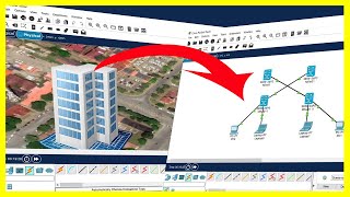 Diseño de topologías de RED Packet Tracer 3D [upl. by Jeralee]