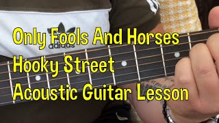 Only Fools And HorsesHooky StreetClosing Credits ThemeAcoustic Guitar Lesson [upl. by Eduard]