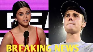 Justin Biebers Response to Selena Gomezs Emotional Moment at the AMAs [upl. by Esra518]