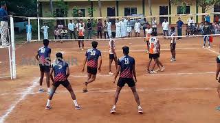 Calicut University BZONE VOLLEYBALL 2017 FINAL PSMO VS EMEA KONDOTTY [upl. by Artinahs627]