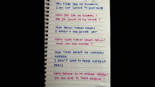 Belajar Kalimat Bahasa Inggris Umum kosakatabahasainggrisyangseringdigunakan belajarbahasainggris [upl. by Roger]