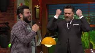 Beyaz show gülme krizine sokan hayal konuğu  Beyazıt Öztürkün elini öptü [upl. by Ecirtnahs622]