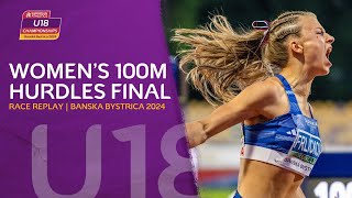 HISTORY for Slovakia 🇸🇰 Womens 100m hurdles final  Banska Bystrica 2024 [upl. by Etterrag]