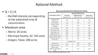 WMS for Rational Method and National Streamflow Statistics NSS  CE 433 Class 25 6 Feb 2024 [upl. by Eralc926]