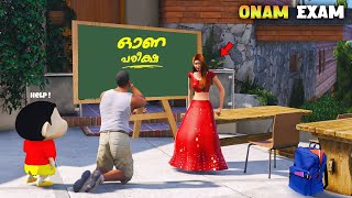 Shinchan Franklin Onam Exam in GTA 5  MALAYALAM  Paradox FTW [upl. by Araec]