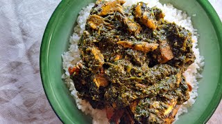 This is the best recipe on how to cook Sierra Leone krain krain [upl. by Enitsyrk]